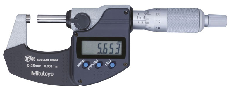 Panme điện tử đo ống 395-371-30 | 0-25mm/0.001 0
