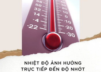 Nhiệt độ ảnh hưởng đến độ nhớt dầu