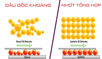 Phân biệt dầu nhớt gốc khoáng và tổng hợp
