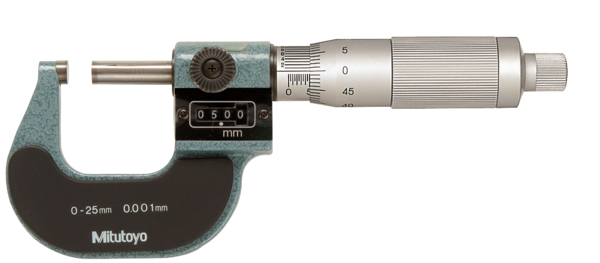 Panme đo ngoài dạng số Mitutoyo 193-111 | 0-25mm/0.001