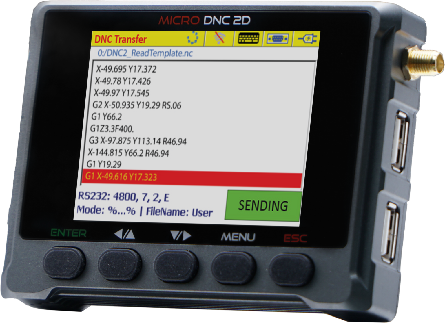Bộ truyền dữ liệu DNC Micro DNC 2D