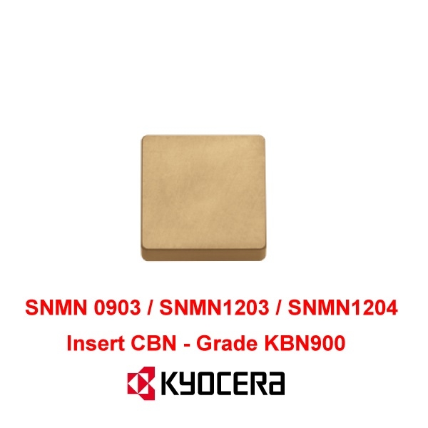 Mãnh dao tiện CBN KYOCERA SNMN0903-SNMN1203-SNMN1204 (KBN900)